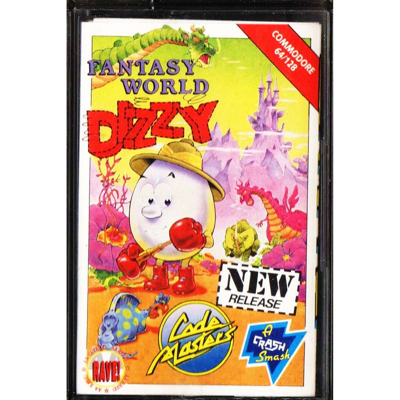 FANTASY WORLD DIZZY C64 KASSETT