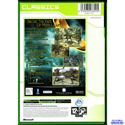 THE LORD OF THE RINGS THE TWO TOWERS XBOX