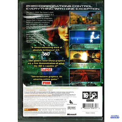 PERFECT DARK ZERO XBOX 360