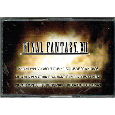 FINAL FANTASY XII INSTANT WIN CD