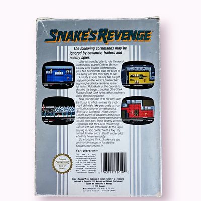 SNAKES REVENGE NES SCN