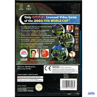 2002 FIFA WORLD CUP GAMECUBE