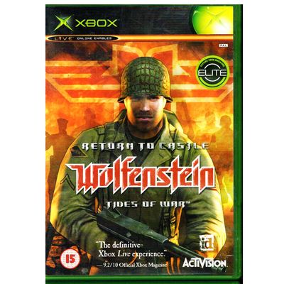 RETURN TO CASTLE WOLFENSTEIN TIDES OF WAR XBOX