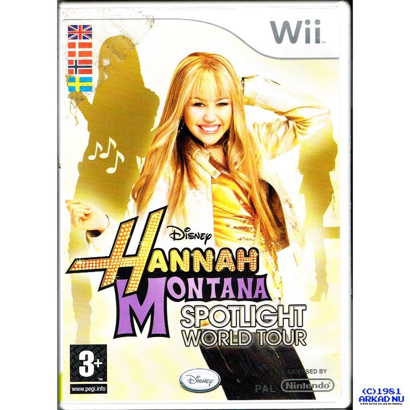 HANNAH MONTANA SPOTLIGHT WORLD TOUR WII