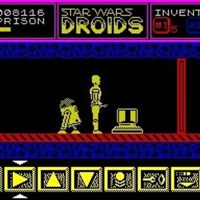 STAR WARS DRIODS ZX Spectrum / Amstrad Kassett