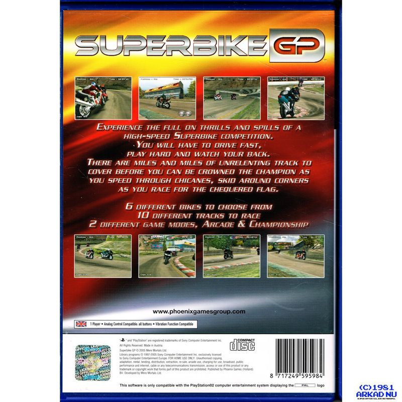 SUPERBIKE GP PS2