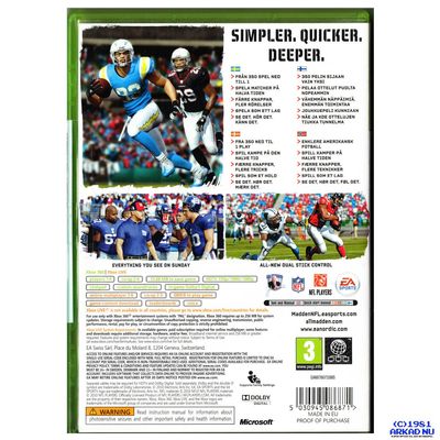 MADDEN NFL 11 XBOX 360