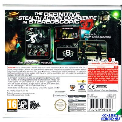 TOM CLANCYS SPLINTER CELL 3D 3DS