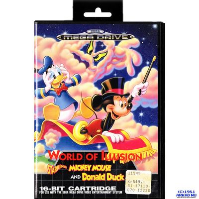 WORLD OF ILLUSION MEGADRIVE