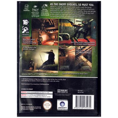 TOM CLANCYS SPLINTER CELL CHAOS THEORY GAMECUBE