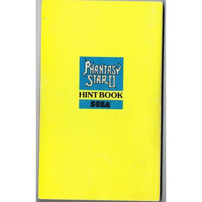 PHANTASY STAR II HINTBOOK