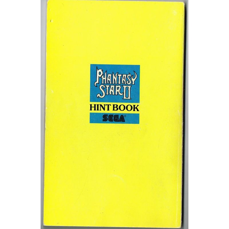 PHANTASY STAR II HINTBOOK