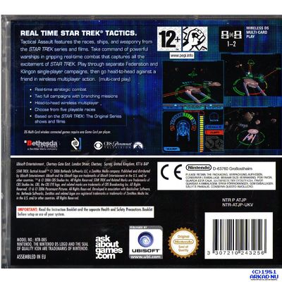 STAR TREK TACTICAL ASSAULT DS