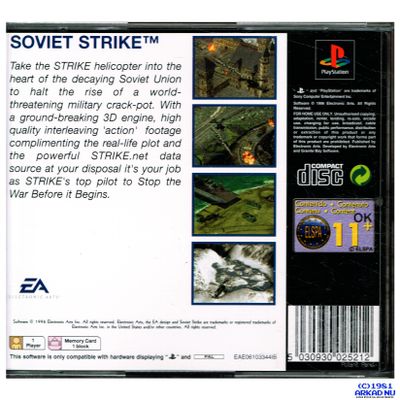 SOVIET STRIKE PS1