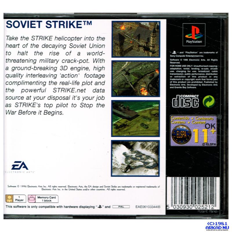 SOVIET STRIKE PS1