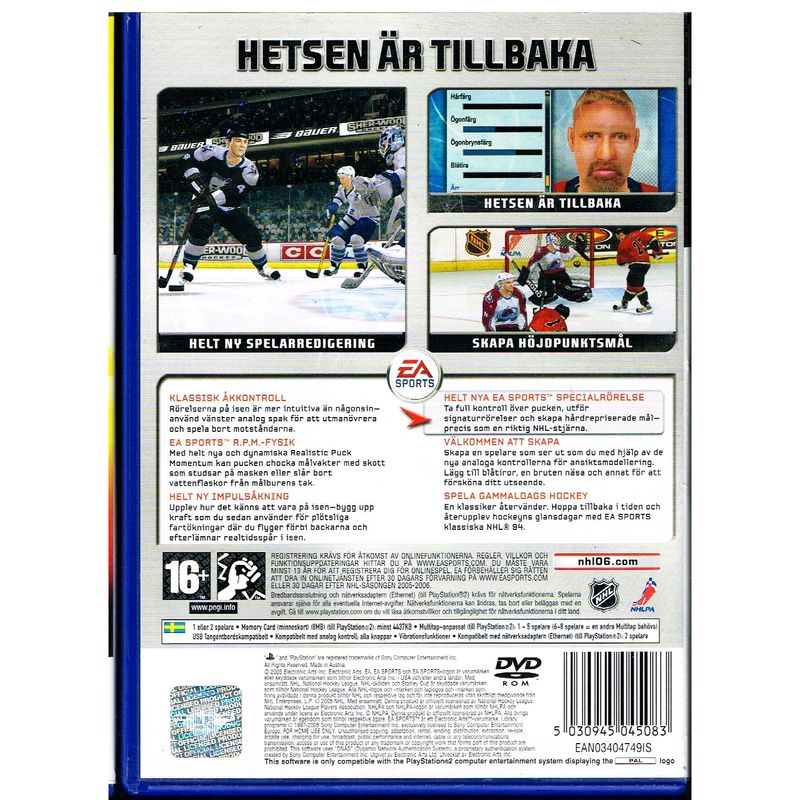 NHL 06 PS2