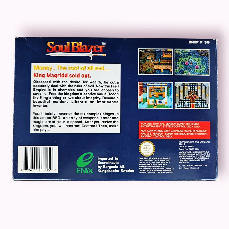 SOUL BLAZER SNES SCN