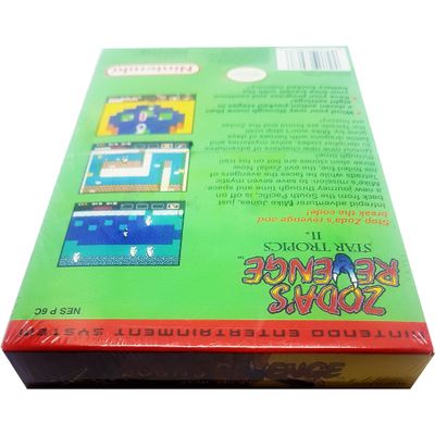 ZODA'S REVENGE STAR TROPICS II NES REV-A USA NYTT INPLASTAT