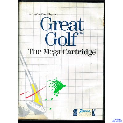 GREAT GOLF MASTERSYSTEM