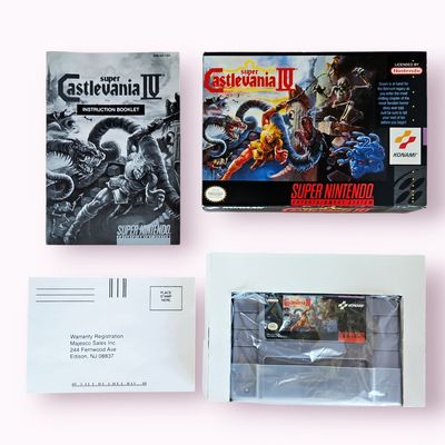 SUPER CASTLEVANIA IV SNES NTSC USA