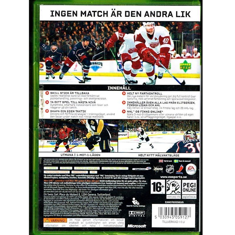 NHL 08 XBOX 360