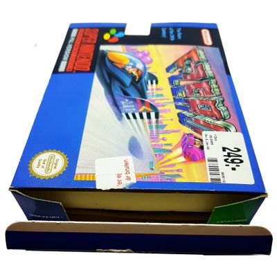 F-ZERO SNES SCN SVENSK FOLDER A4