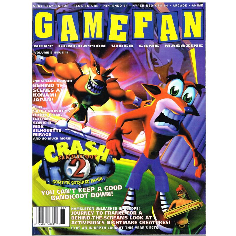 GAMEFAN MAGAZINE VOLUME 5 ISSUE 11