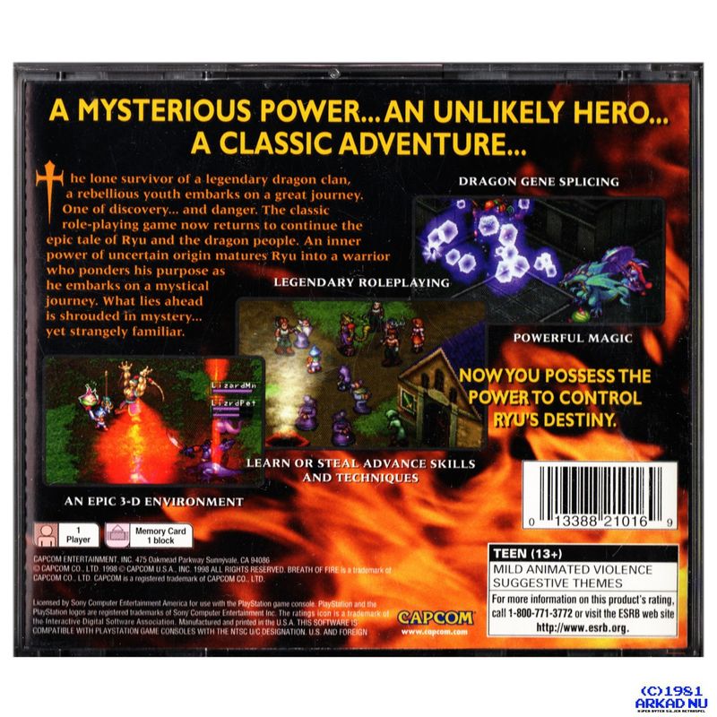 BREATH OF FIRE III PS1 NTSC USA