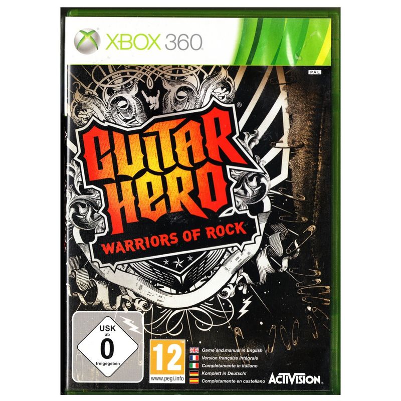 GUITAR HERO WARRIORS OF ROCK XBOX 360