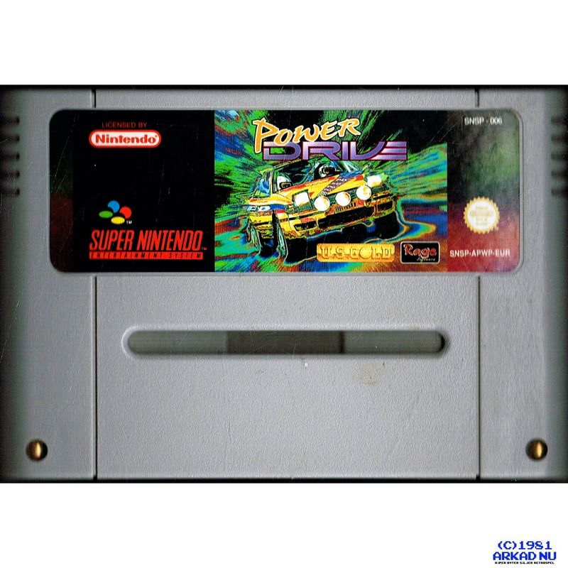 POWER DRIVE SNES