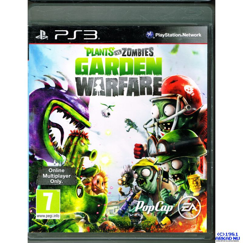 PLANTS VS ZOMBIES GARDEN WARFARE PS3