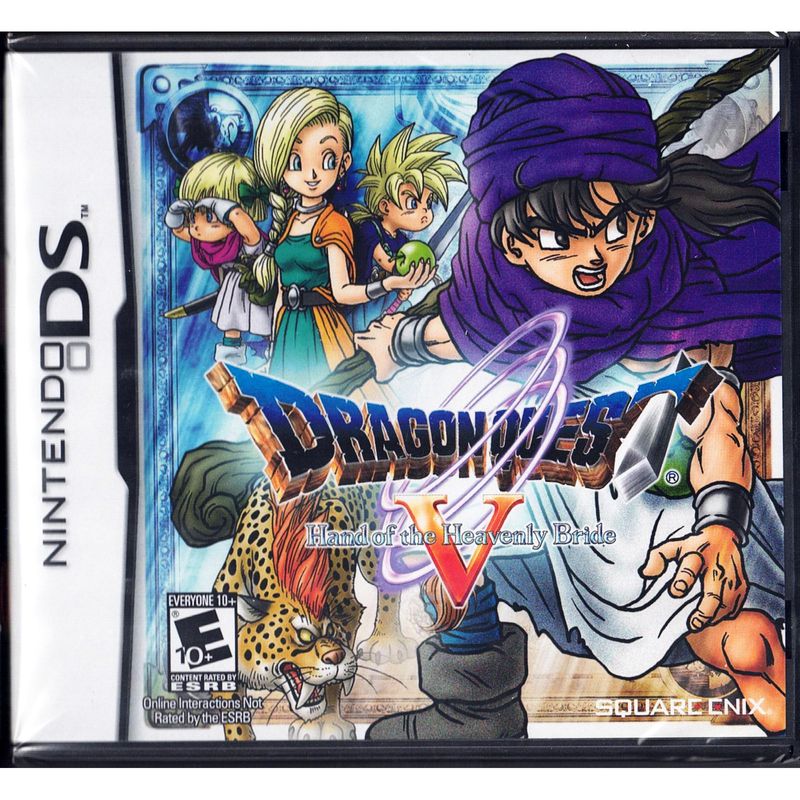 DRAGON QUEST V HANDS OF THE HEAVENLY BRIDE DS NYTT INPLASTAD