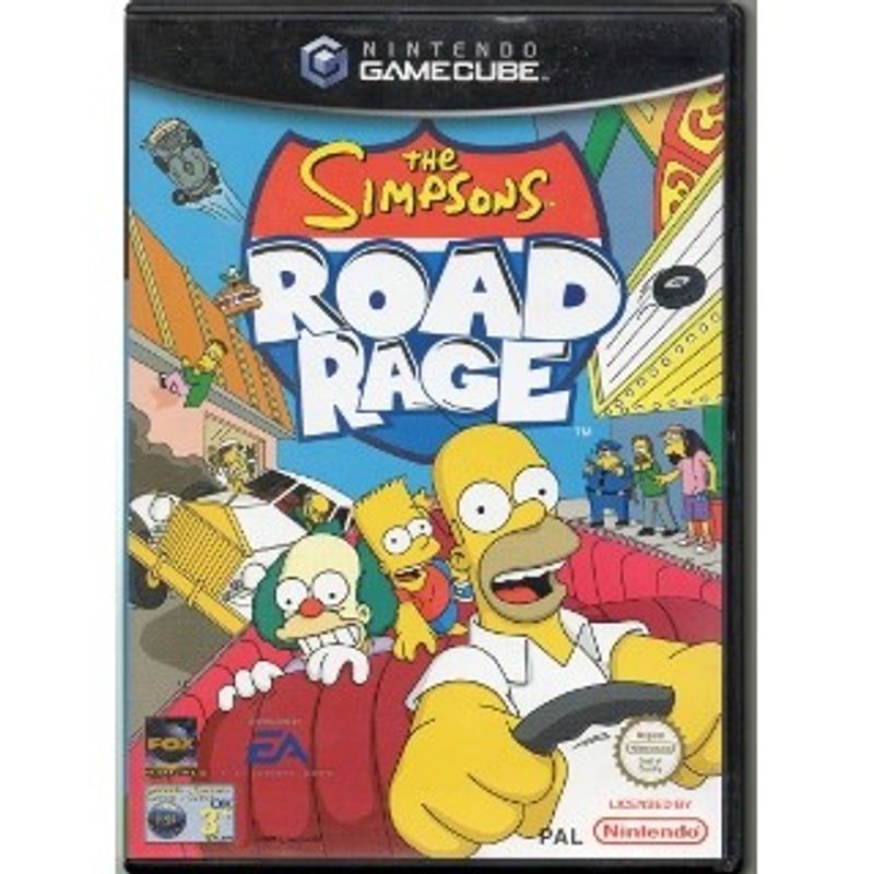 THE SIMPSONS ROAD RAGE GAMECUBE