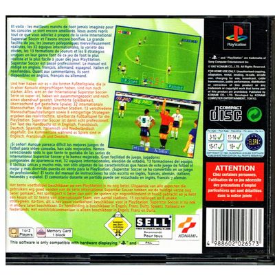 INTERNATIONAL SUPERSTAR SOCCER PRO PS1