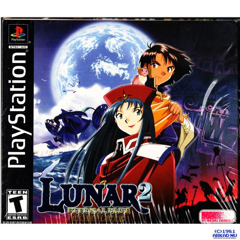 LUNAR 2 ETERNAL BLUE COMPLETE PS1 NTSC USA SEALED