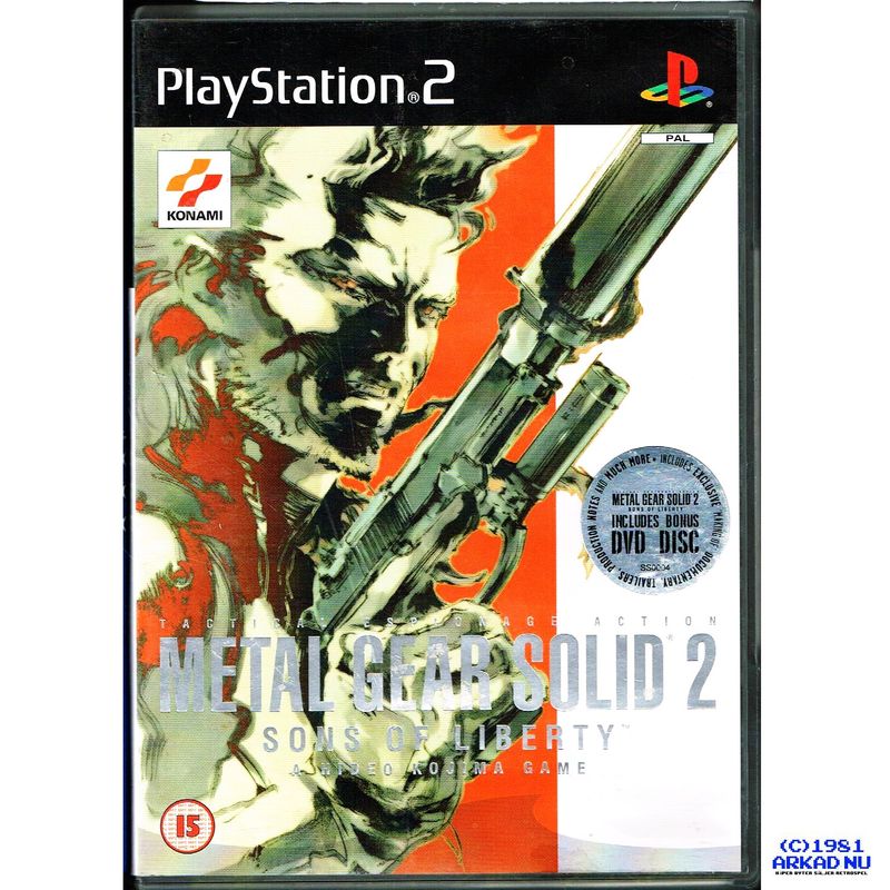 METAL GEAR SOLID 2 SONS OF LIBERTY PS2