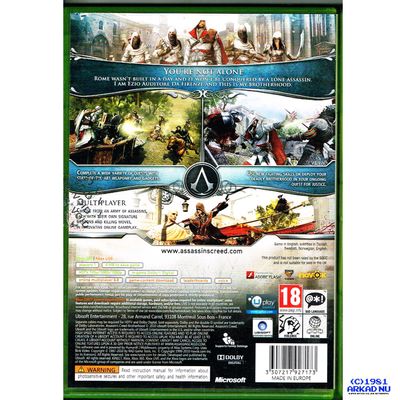 ASSASSINS CREED BROTHERHOOD XBOX 360