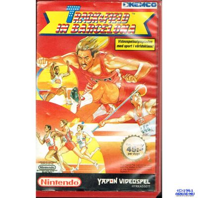 TRACK & FIELD IN BARCELONA NES YAPON HYRBOX