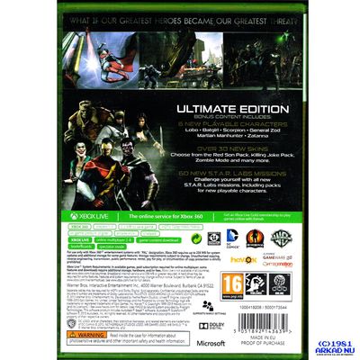 INJUSTICE GODS AMONG US ULTIMATE EDITION XBOX 360