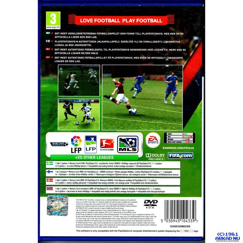 FIFA 12 PS2