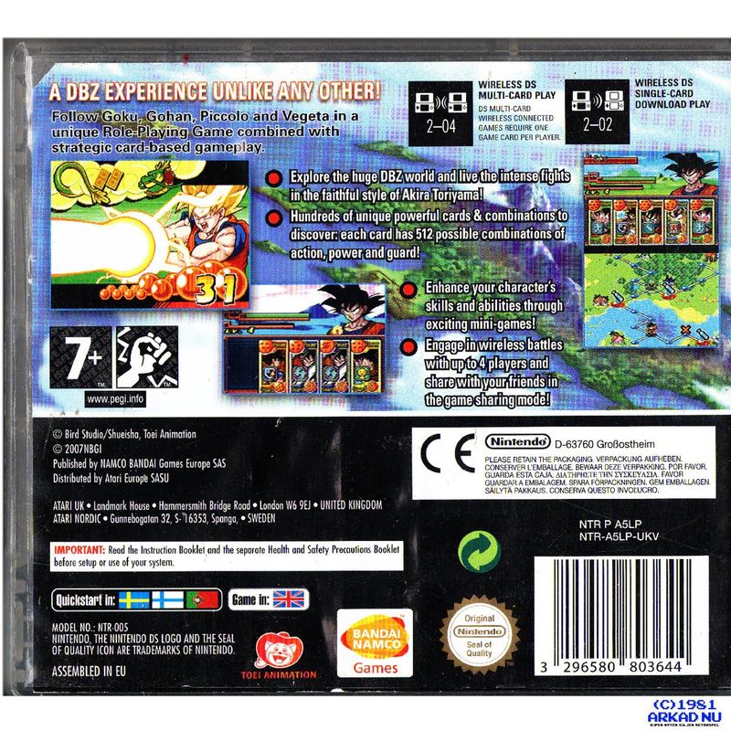 DRAGON BALL Z GOKU DENSETSU DS