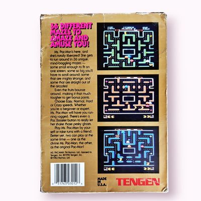 MS PAC-MAN NES TENGEN