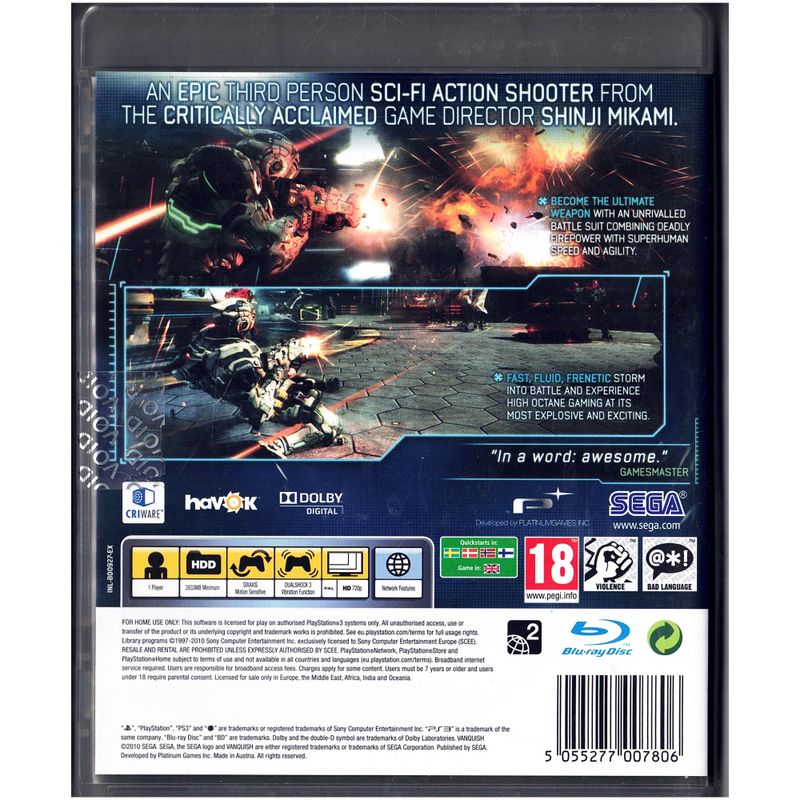 VANQUISH PS3