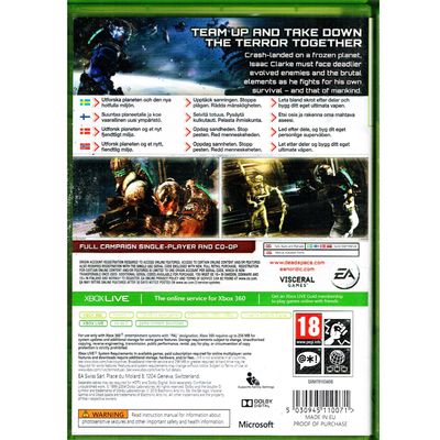 DEAD SPACE 3 XBOX 360