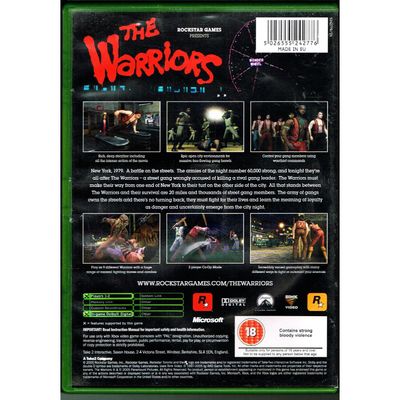 THE WARRIORS XBOX