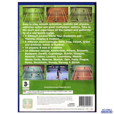 EUROPEAN TENNIS PRO PS2