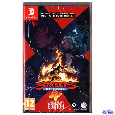 STREETS OF RAGE 4 ANNIVERSARY EDITION SWITCH