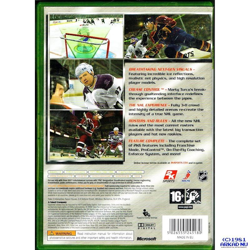 NHL 2K6 XBOX 360