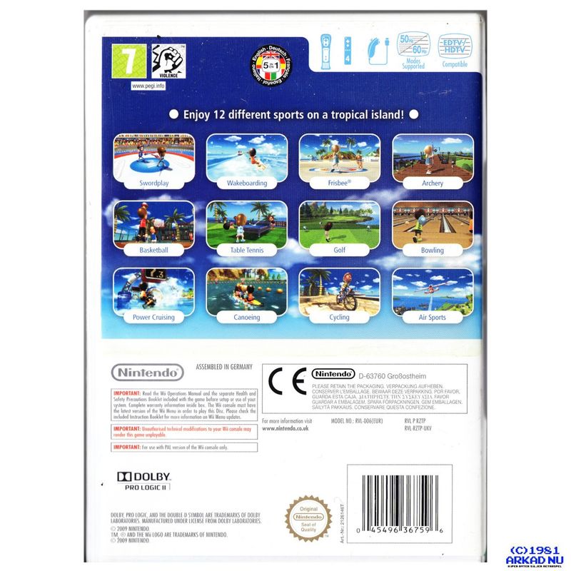 WII SPORTS RESORT