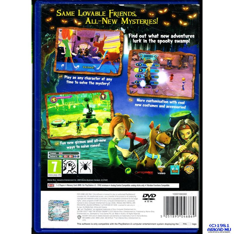 SCOOBY DOO AND THE SPOOKY SWAMP PS2